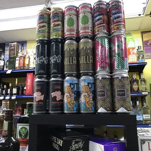 Got to check out all the great craft beers they have here theres so many choices Always