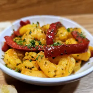 Camarones con Pimientos