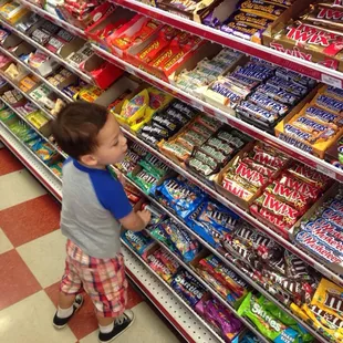 Nice candy selection....but more expensive than normal.  20oz sprite &amp; swedish fish = $5.  :o