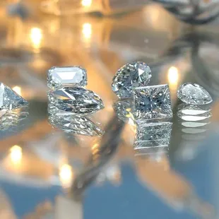 The largest selection of loose diamonds in Corpus Christi! Create a unique, custom piece with the on site master jeweler!