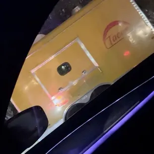 Closed taco truck