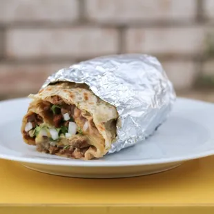 Al pastor burrito