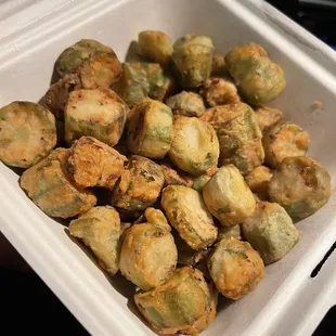 Fried okra