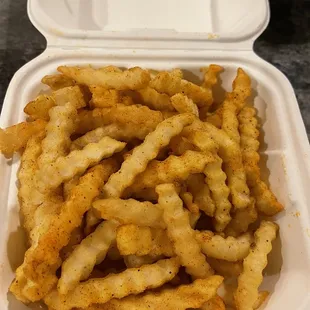 Crinkle fries