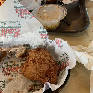 Fry chicken