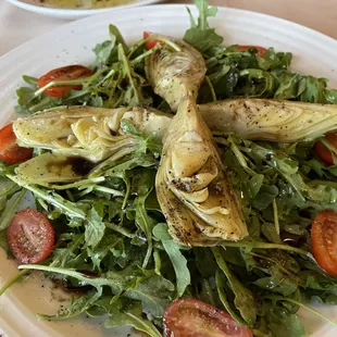 Arugula Artichoke salad
