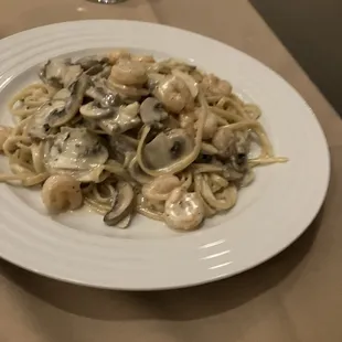 Scampi Alfredo