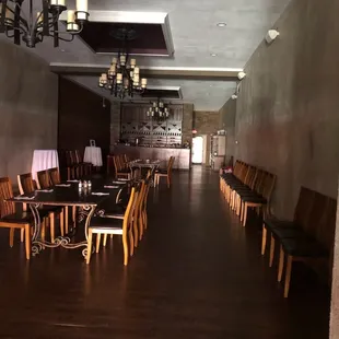 empty dining room