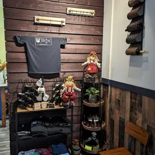 This is some of their merchandise.  Photo taken October 2, 2022.