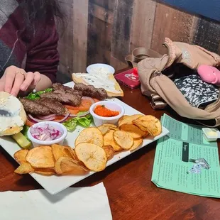 "Cevapi". Really good.