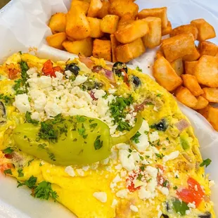 The Greek Omelet