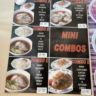 Mini combos