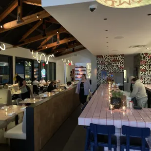 Bar and dining room