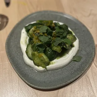 Smashed Cucumbers