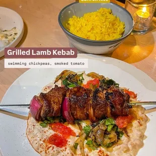 Grilled Lamb Kebab