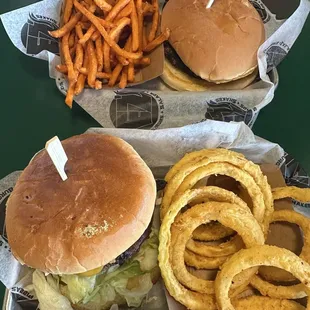 burgers, food, burger