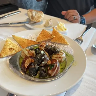 Escargot Plate Dinner