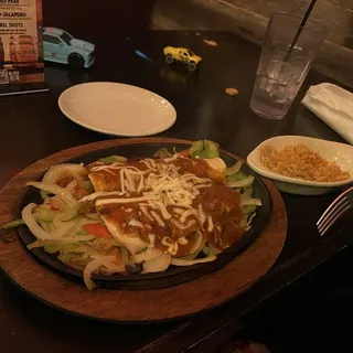 ACHIOTE CHICKEN BURRITO