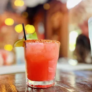 Strawberry Basil Margarita