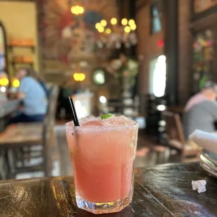 Watermelon Margarita add Jalapeño