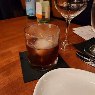 Smoked old fashioned