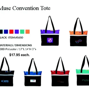 TOTES-ADORB! Get your totes today and start branding your company with quality logo work at F&amp;D Sales, Inc.  504-347-1600  www.FDSALES.com