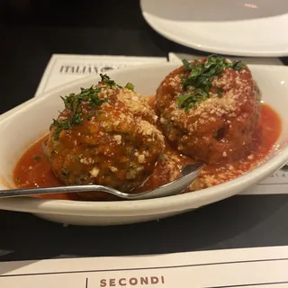 2 MEATBALLS AL FORNO