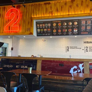 interior - eclectic decor! shipping containers, tailgates and chandeliers!