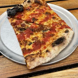 Regular and sausage/sage slices