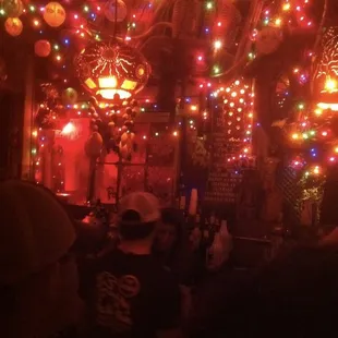 people sitting at the bar