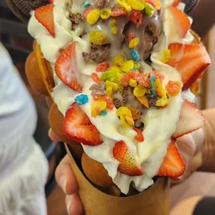 Cookies and  cream snow ice