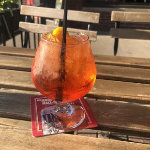 Chasing  the Monday blues Away with an Aperol spritz