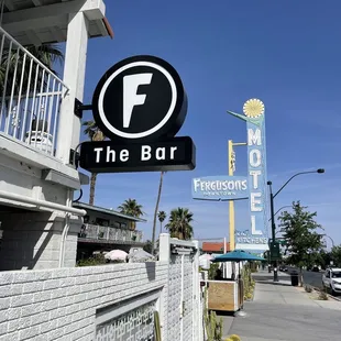 the front of the building