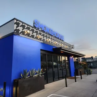 Exterior. Facing university.