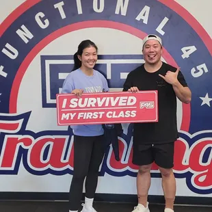 Killer workout and fun faces