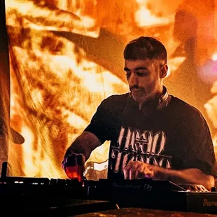 Techno genius Randomer performed at F8 this past Wednesday.