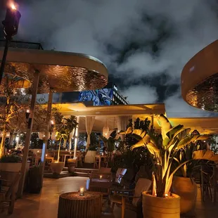 Outside seating