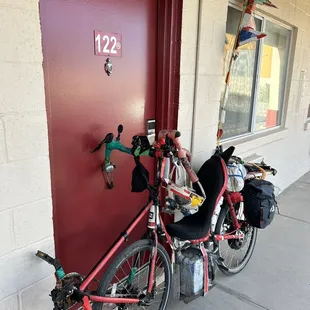 Exterior: my &quot;FrankenBike&quot; is ready to recharge inside