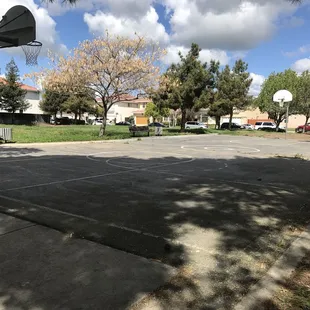 Full basketball court