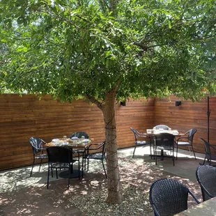 Cozy patio area.