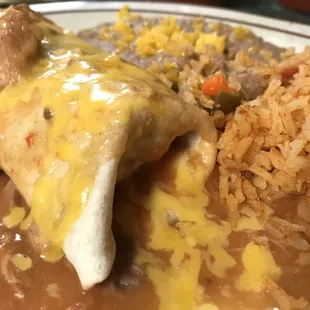 Burrito dish