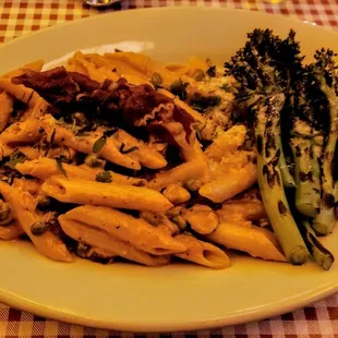 Spicy Penne Alla Vodka with Broccoli at Fabiola's