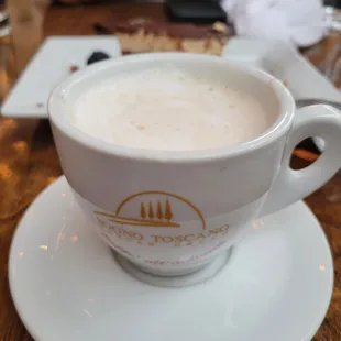 The cappuccino that I had to remind them that we ordered
