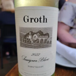 Our wine was brought and left on the table, unopened, for a while...