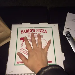 Small pizza size