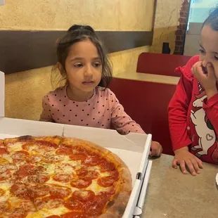 Don't let my toddler's faces fool yah! It's amazing she eats 2 o 3 slices  Better than any fastfood place