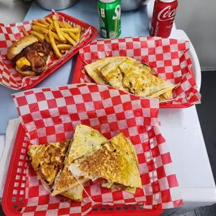 Ohio Quesadilla &amp; Columbus Burger