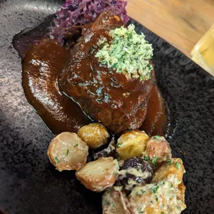 short rib was pretty good, sides tasty