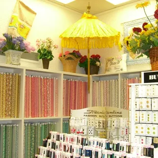 We just love 1930's reproduction prints, so we have a whole wall of them to choose from!