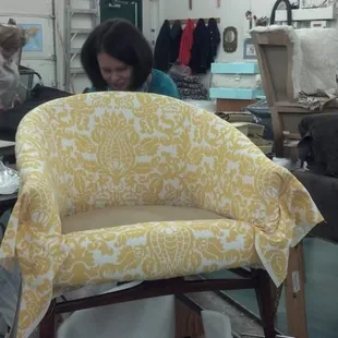 Upholstery classes, Columbus Ohio